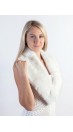 White rex fur collar